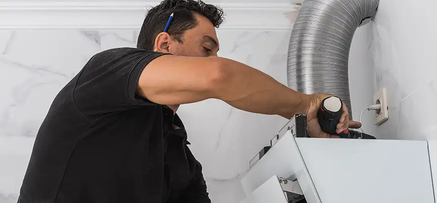 Precision In-wall Dryer Vent Cleaning & Rerouting Corrections in La Mirada, CA